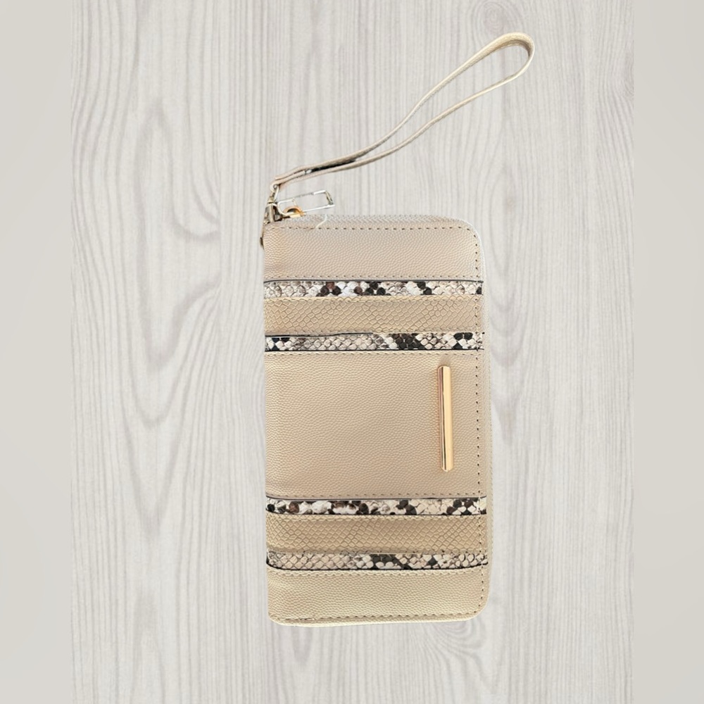 Tan with Pattern Wallet